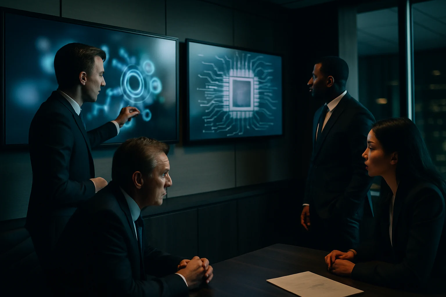 競爭對手怎麼看？半導體巨頭的AI佈局大比拚，avgo相關示意圖