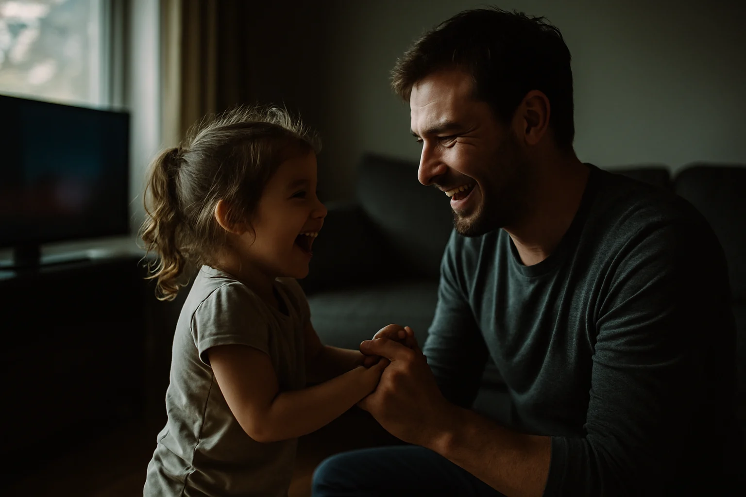 朴有煥在社群媒體分享的家庭生活片段，展現溫馨父女互動