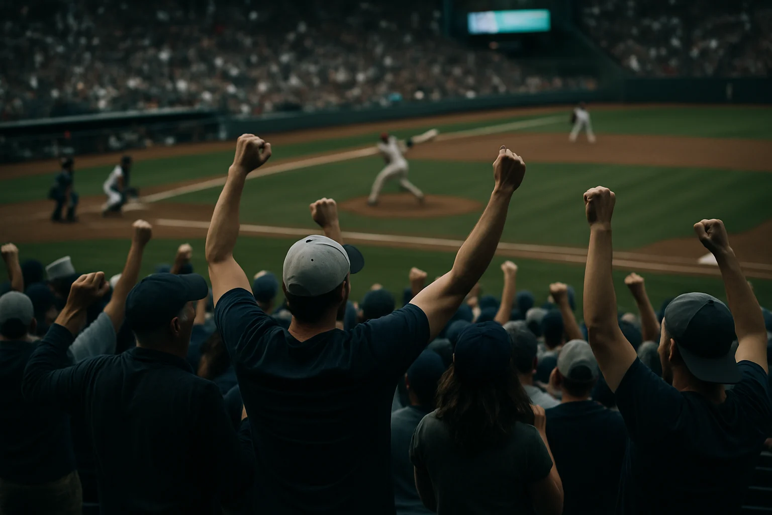 MLB 投手在投球丘上投球,數據板顯示 WHIP 與三振數等投手統計數字