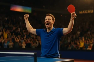 王楚钦4-1雨果 晋级世界杯决赛「复仇成功」震撼澳门！卫冕冠军惨败背后的技战术真相曝光