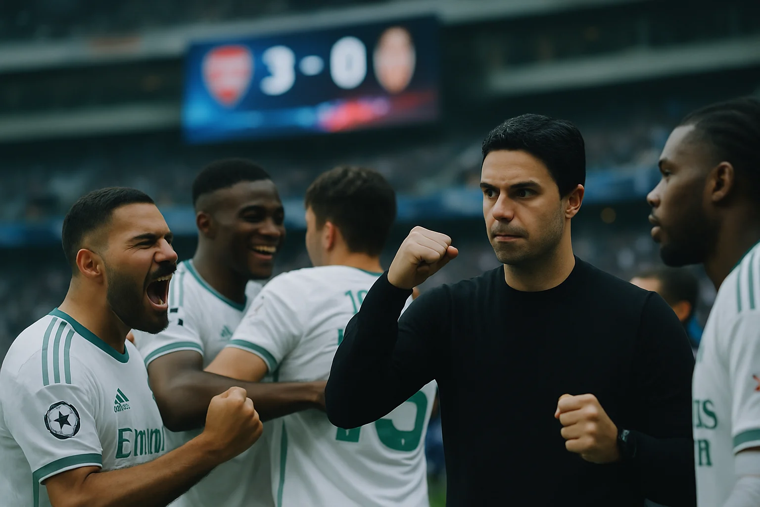 Arsenal Monaco 3-0 Champions League 2026 Arteta chiến thuật