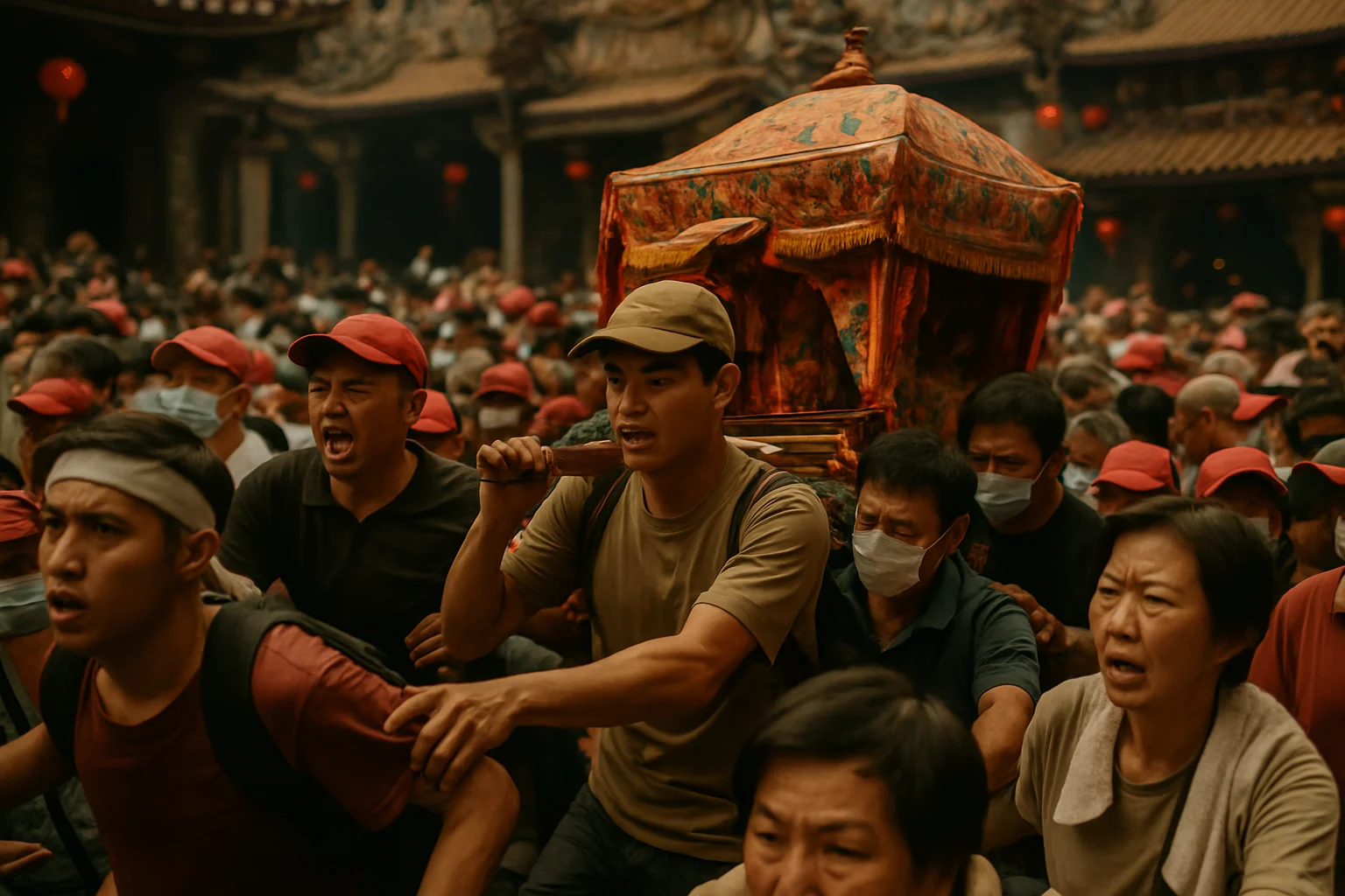 信仰與秩序的拉鋸:白沙屯媽祖遶境為何變調?,白沙 屯 鹿 港相關示意圖