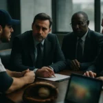 テオスカー・ヘルナンデスがドジャースのユニフォームを着てバッティング練習をしている様子