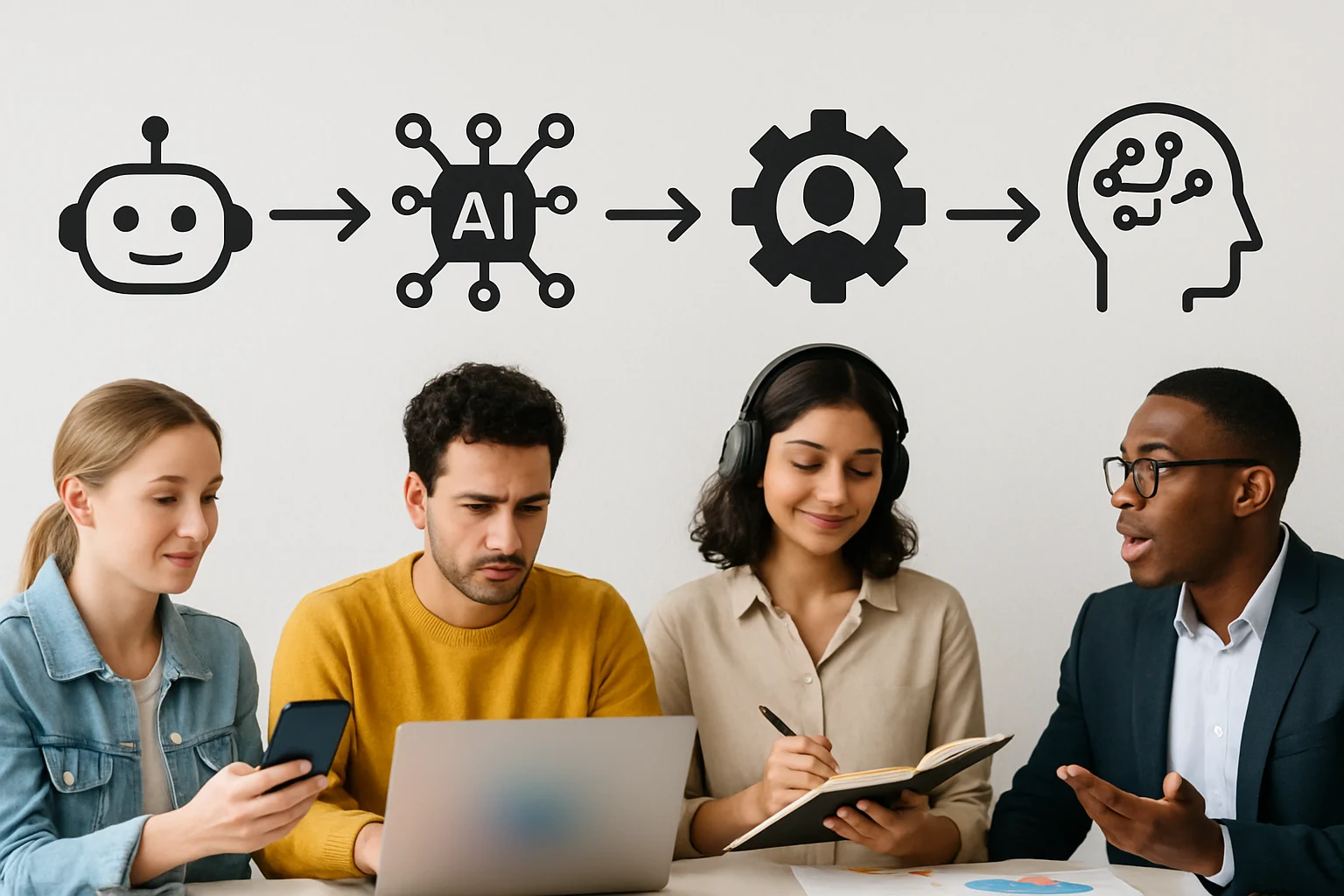 AI 工具進化時間軸圖表,從聊天機器人到專業應用工具的發展路徑