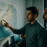 巴基斯坦伊斯蘭堡國會大廈與現代城市天際線