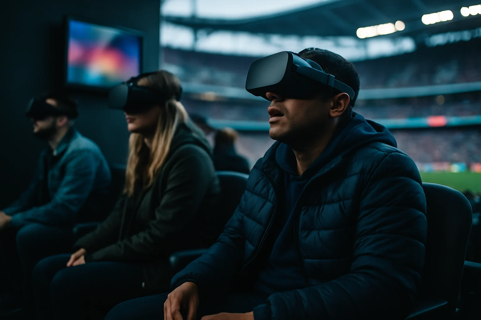 2026世界盃球場內AI科技設備與VR觀賽區域示意圖