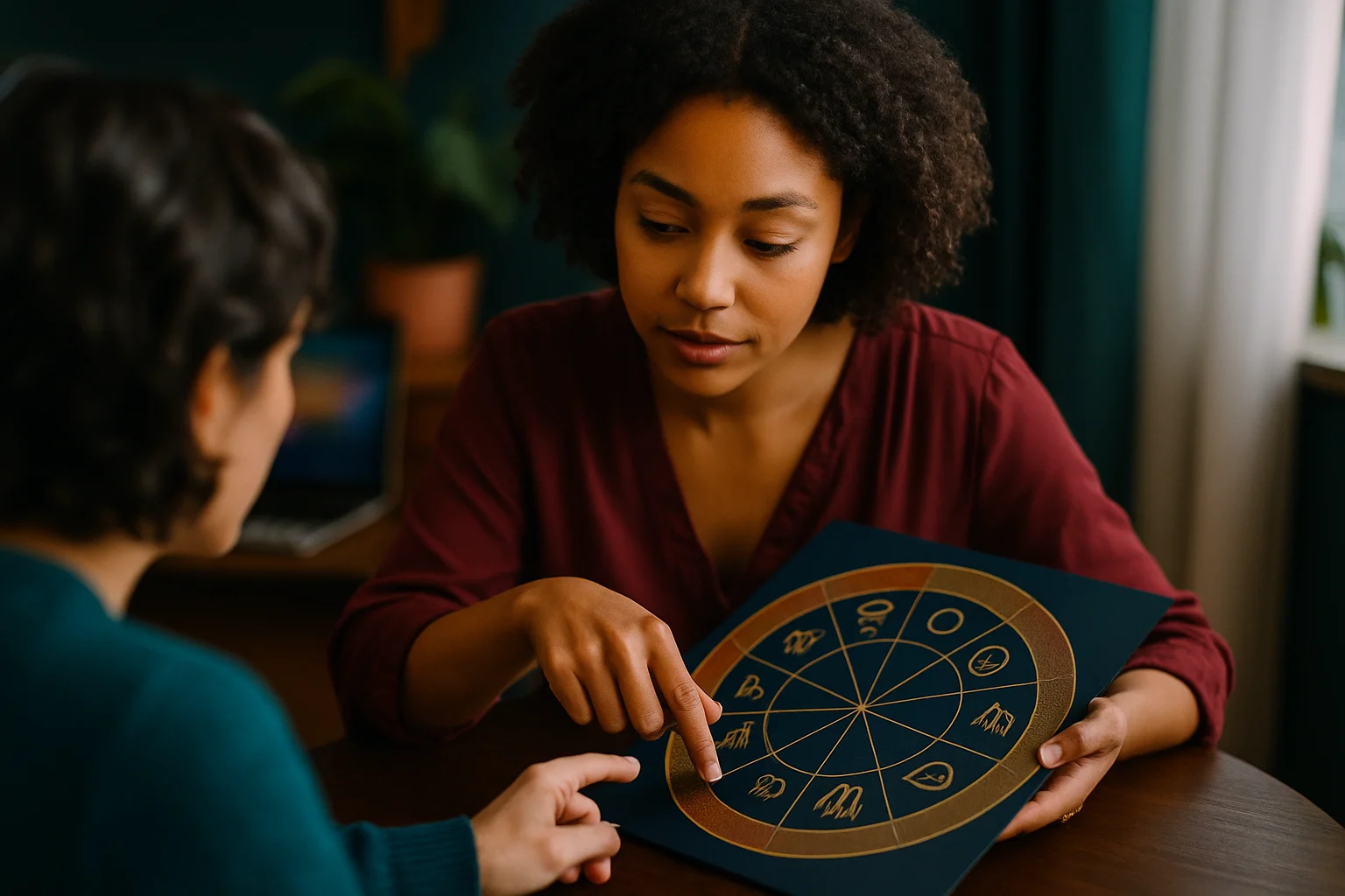 四象元素與三模式交叉分類圖,顯示12星座在火土風水與啟動固定變動的對應位置