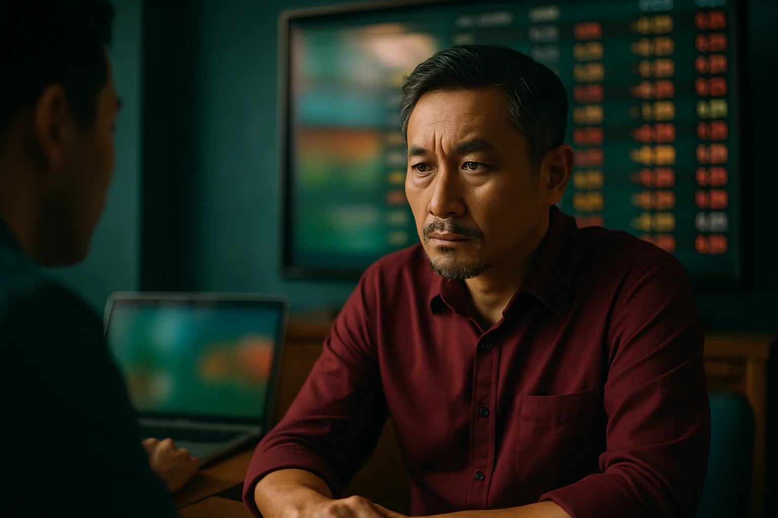 Bảng tỷ lệ kèo bóng đá châu Á đang biến động realtime trên màn hình máy tính