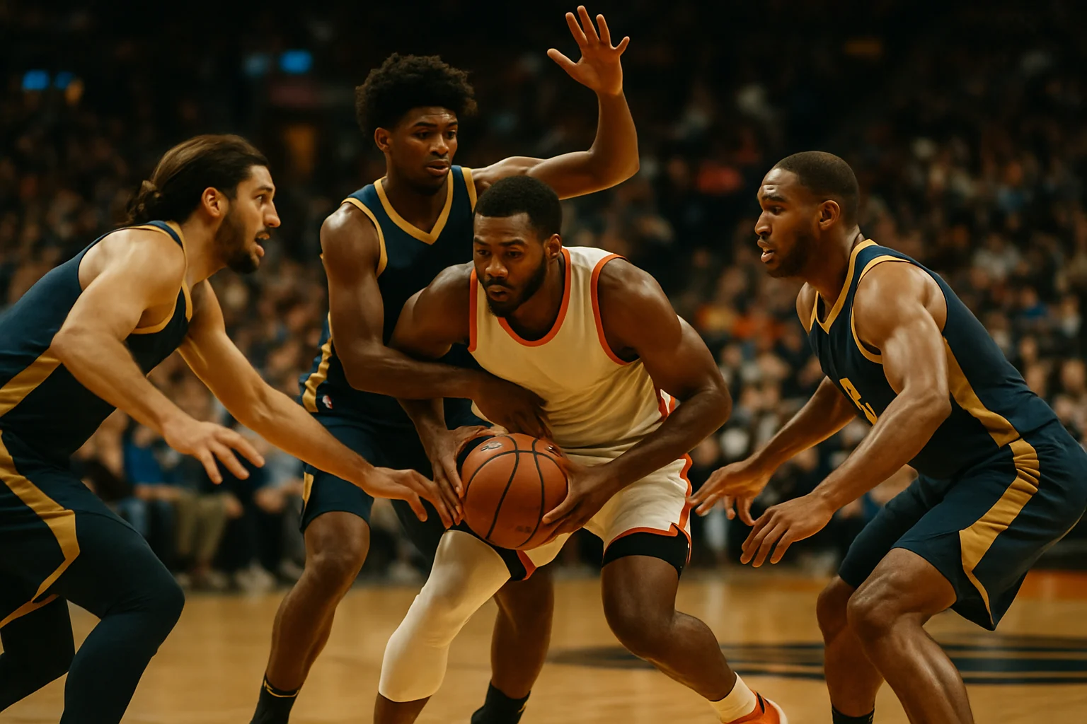 Shai Gilgeous-Alexander receiving the 2025 NBA MVP trophy at the awards ceremony