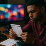 運彩分析師在電腦前查看多個數據來源網站