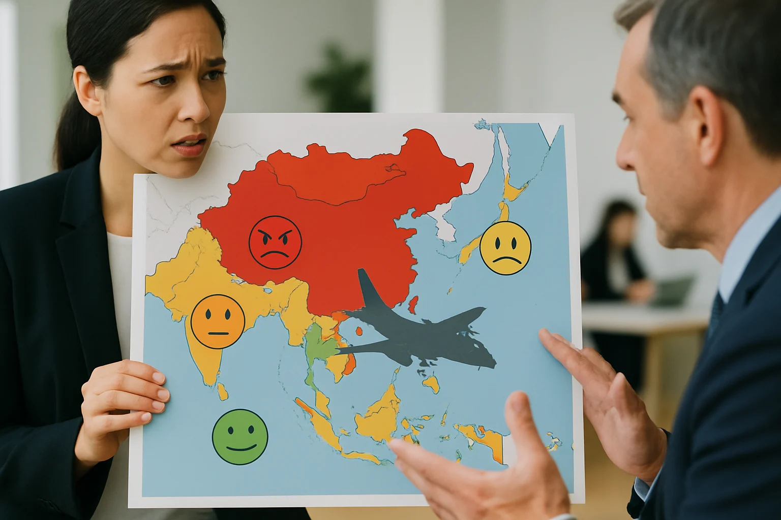 亚太各国对美军F-35部署的反应态度对比图