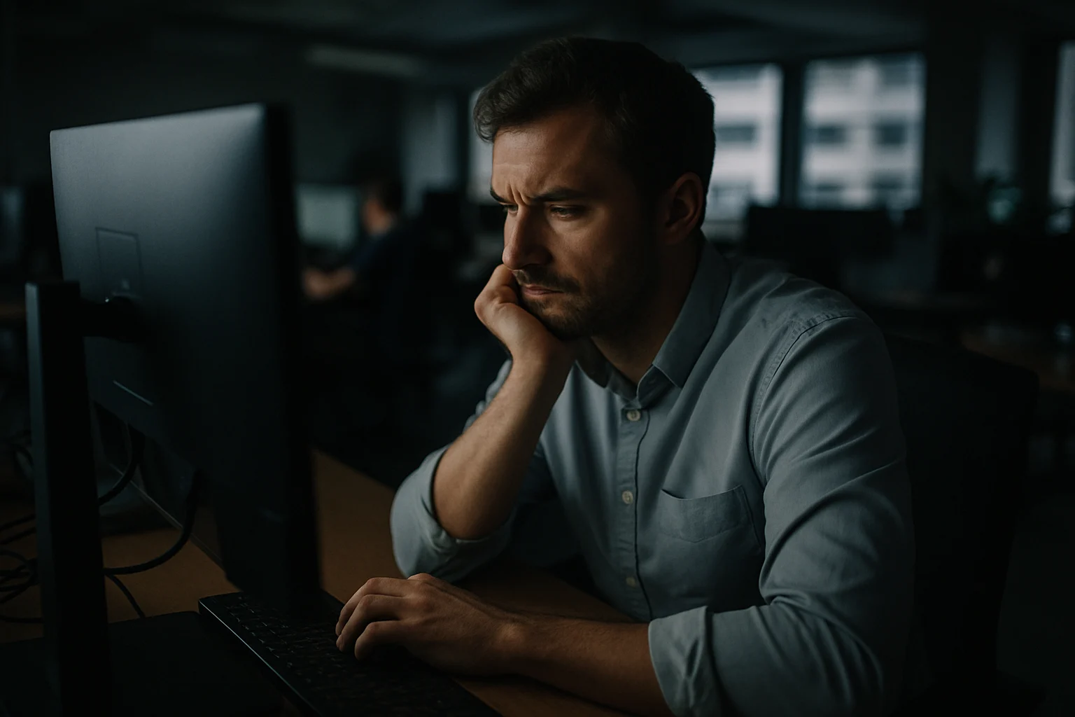 上班族在办公室准备健康下午茶作为早晚餐的场景