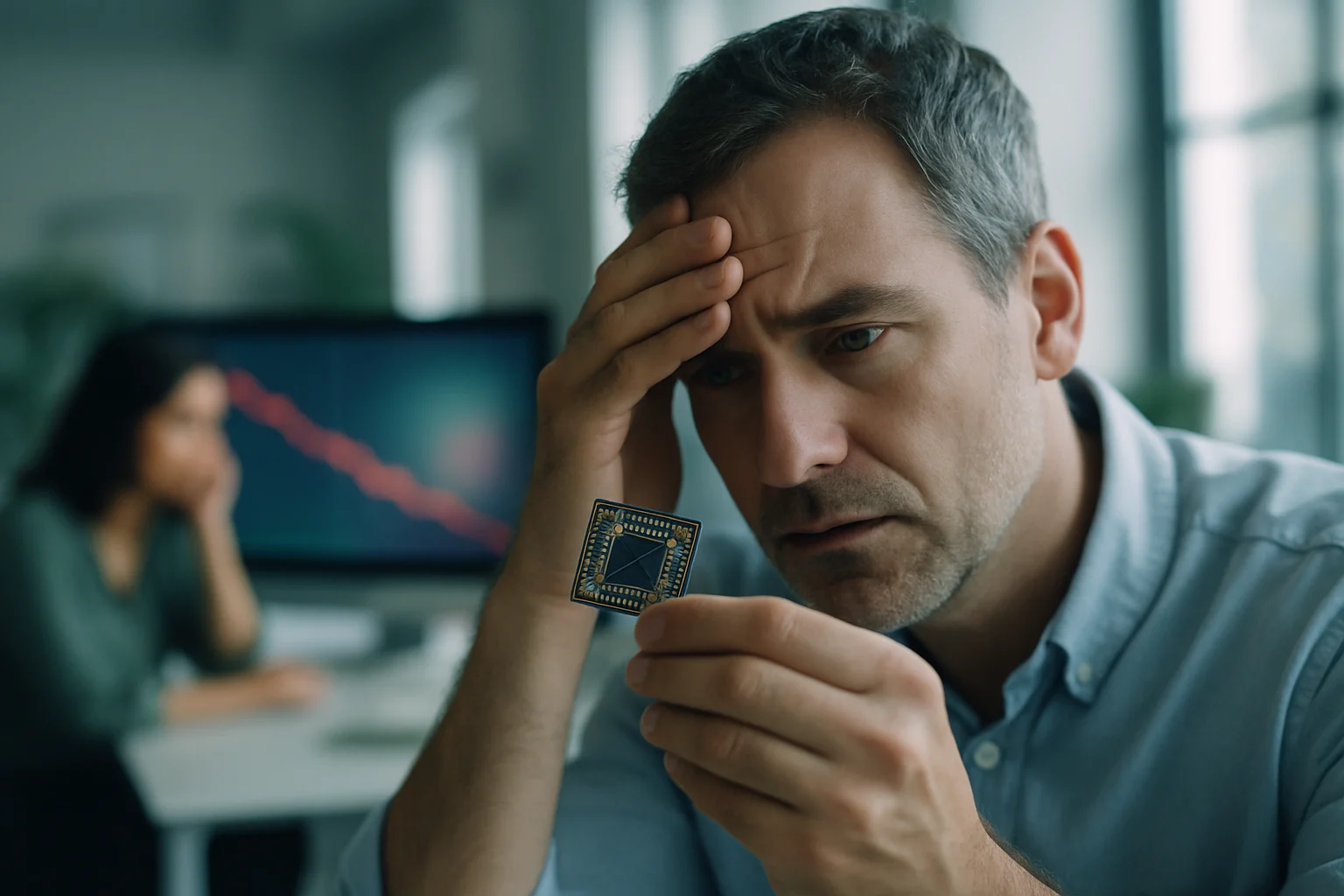 POET Technologies股票單日暴跌46%走勢圖,顯示從15元崩跌至8元的K線圖