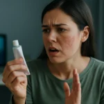 药店货架上陈列的平价甲硝唑凝胶产品