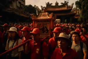 白沙屯拱天宮46萬香燈腳創紀錄！2026進香全攻略：粉紅超跑急行軍3.5天的背後秘密