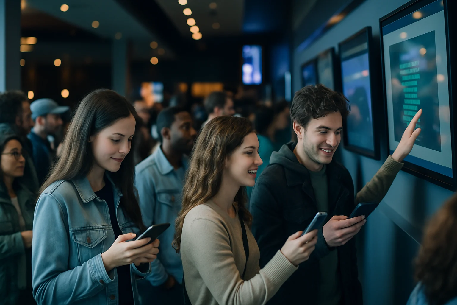 映画館の座席指定画面でムビチケを使用している様子