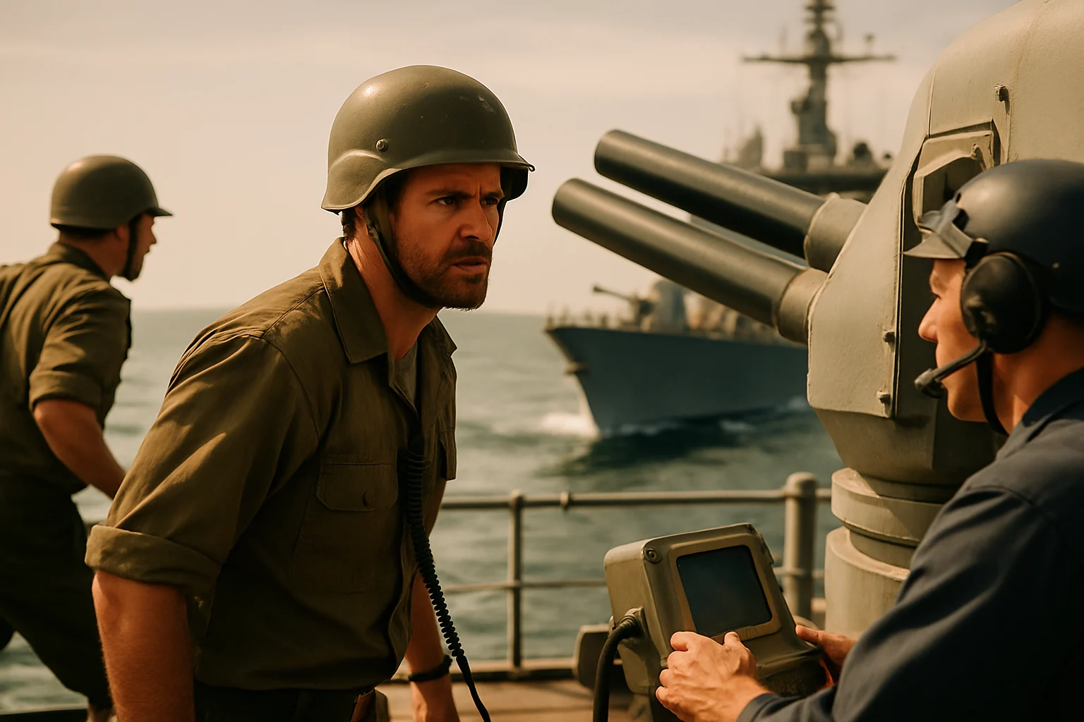 主炮上弹,到底是姿态还是真准备开打,外军舰强闯 解放军军舰主炮上弹缠斗相關示意圖