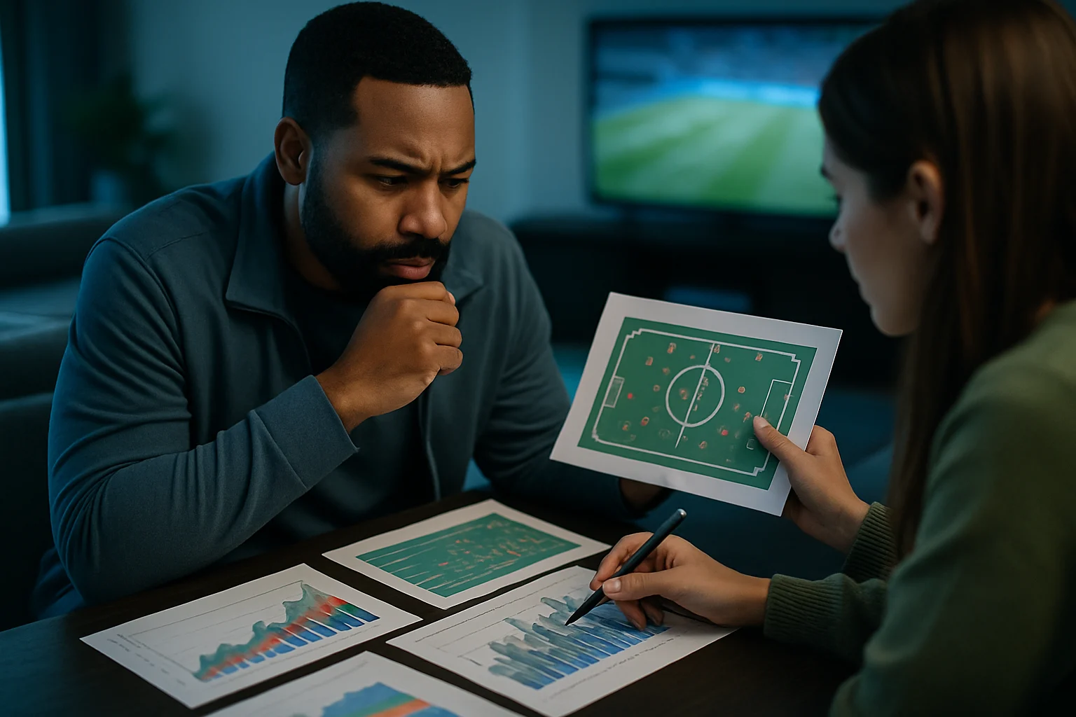 運彩數據分析表格顯示各項統計指標和勝率計算