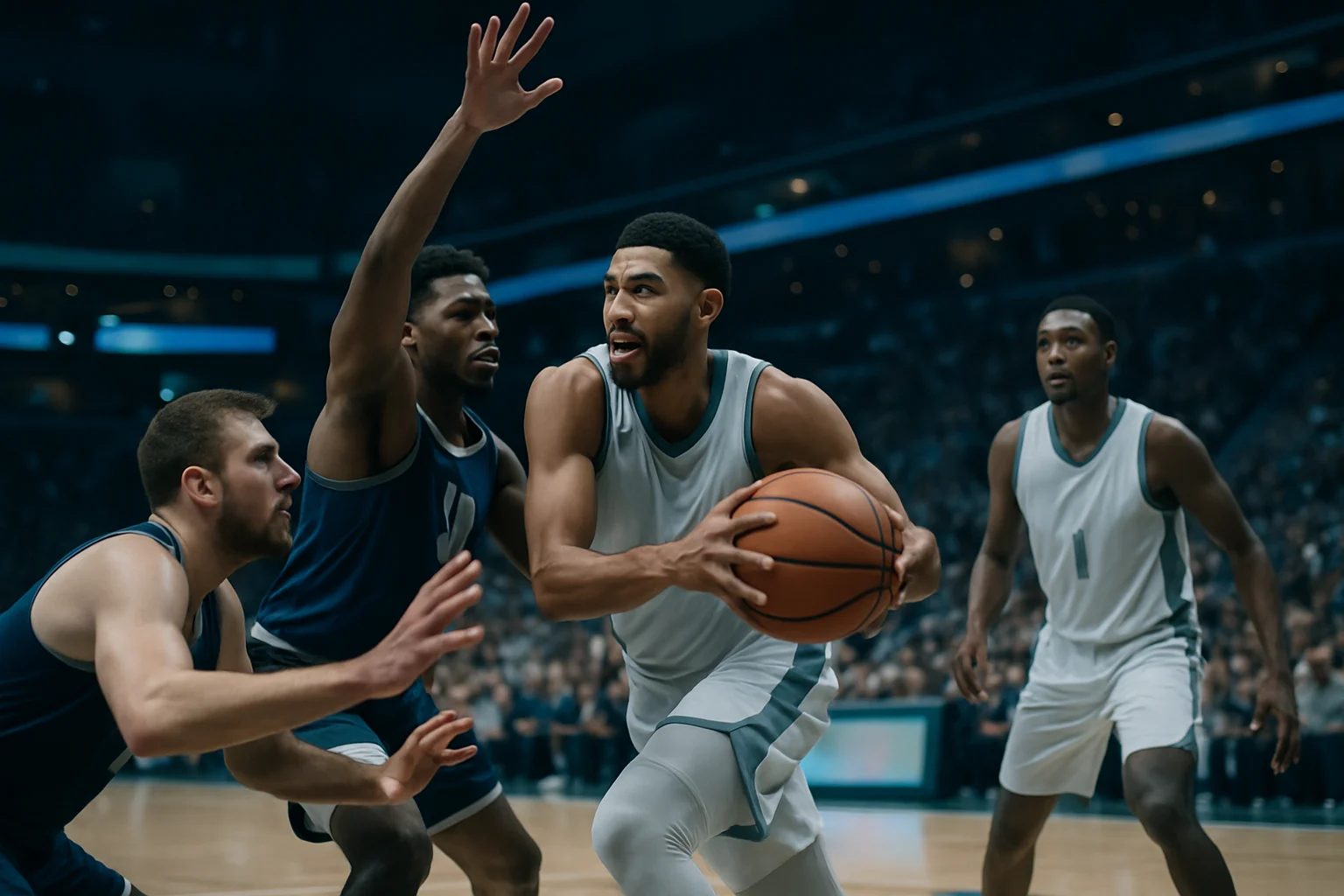 多種NBA觀賽平台在不同設備上的顯示畫面比較