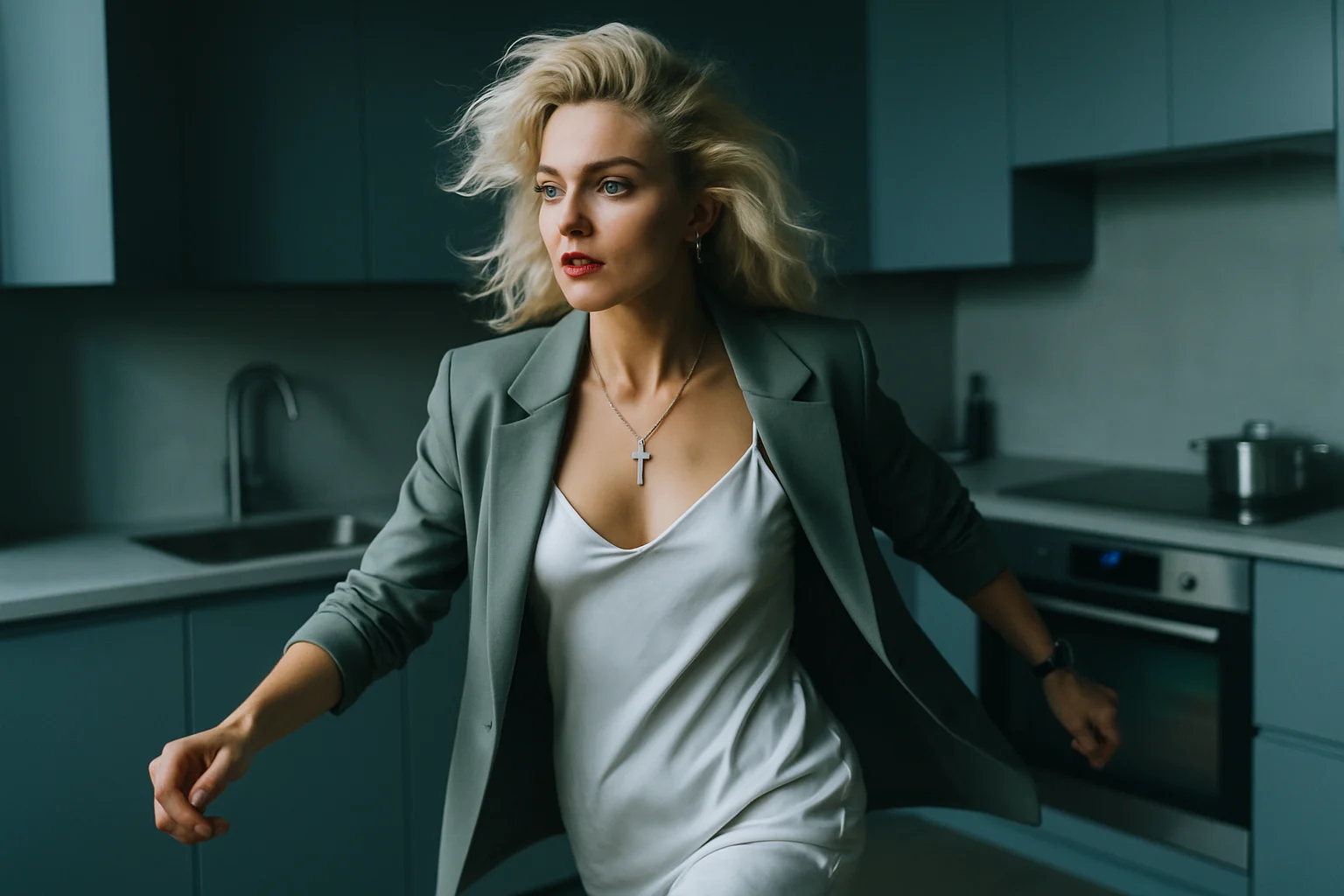 瑪丹娜與 Sabrina Carpenter 在 Coachella 舞台上擁抱謝幕,背景是歡呼的觀眾海洋