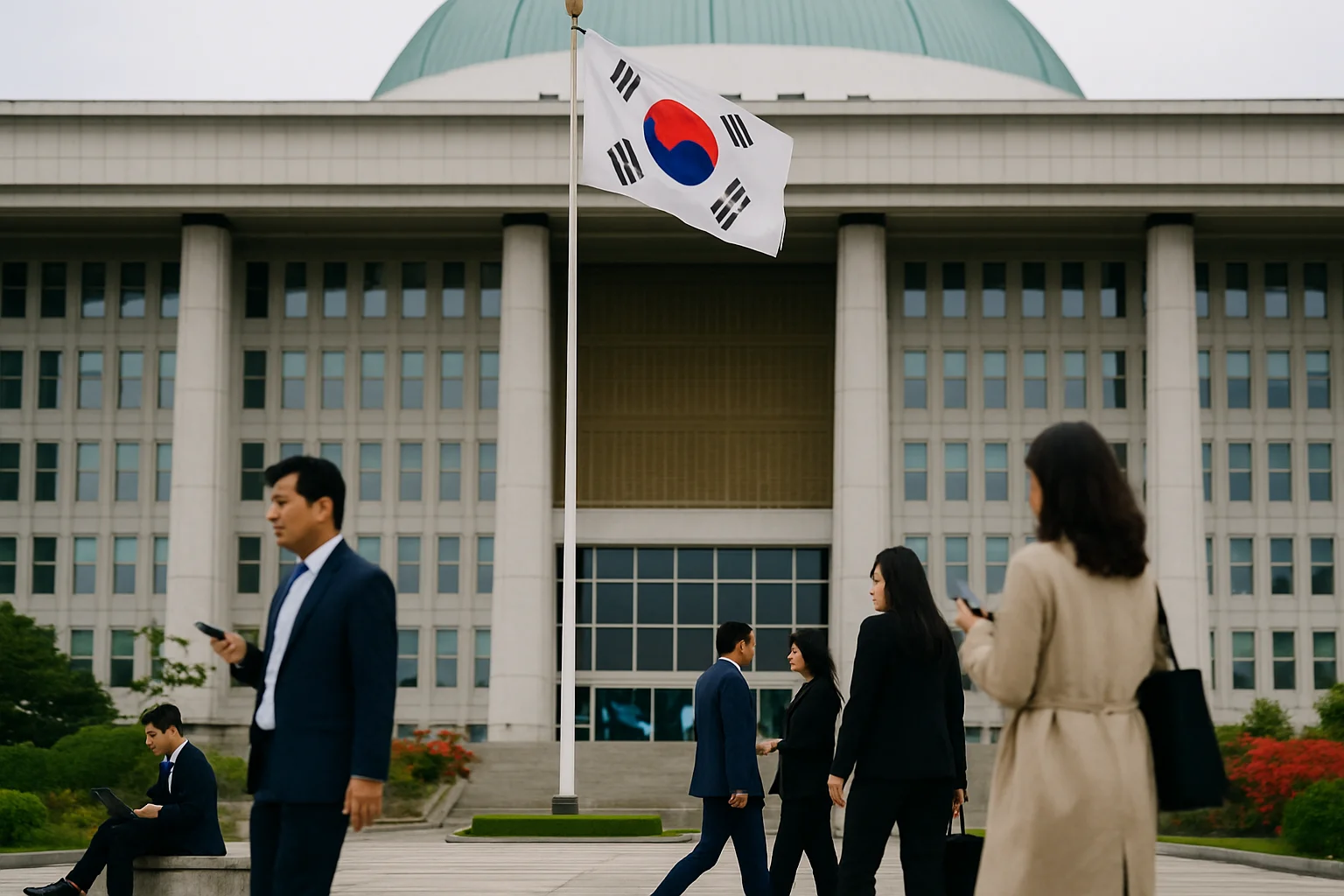 韩国外交部大楼外景