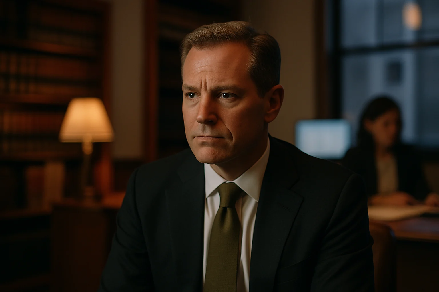 Todd Blanche official portrait as 40th U.S. Deputy Attorney General, photographed at the Department of Justice in Washington D.C., 2025