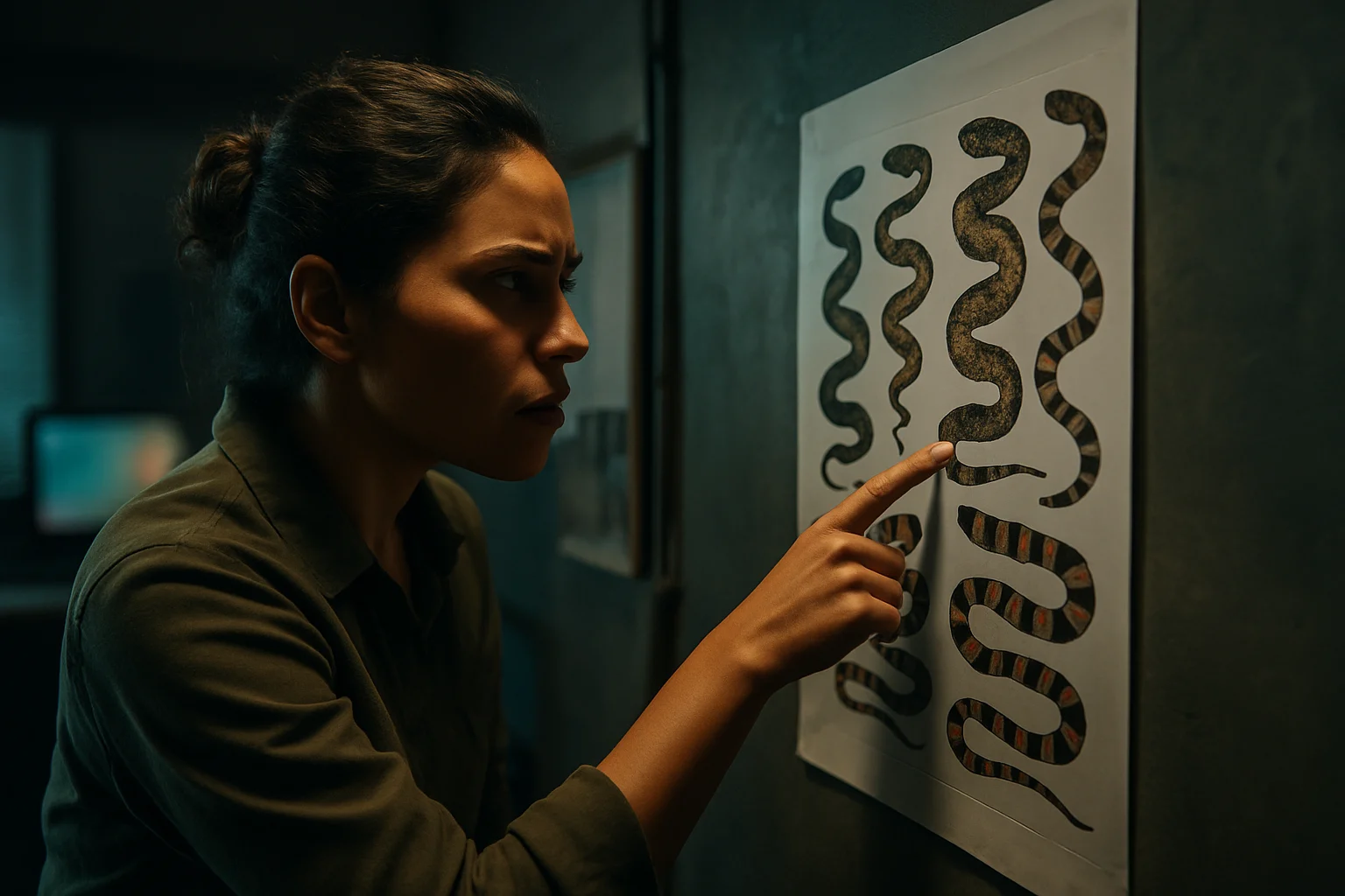 台灣常見毒蛇與無毒蛇花紋對比圖