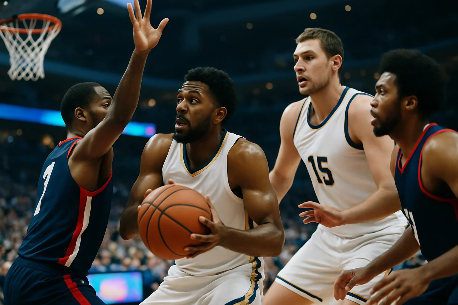 NBA 季後賽對戰圖表顯示東西區球隊排名與對戰組合