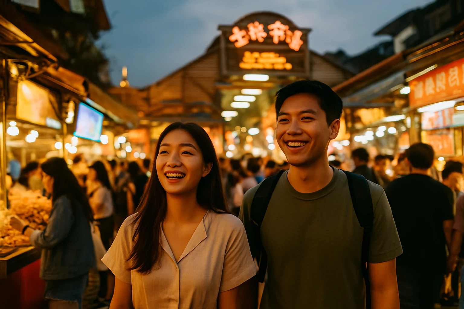 兒童新樂園連假期間人潮湧現的熱鬧景象