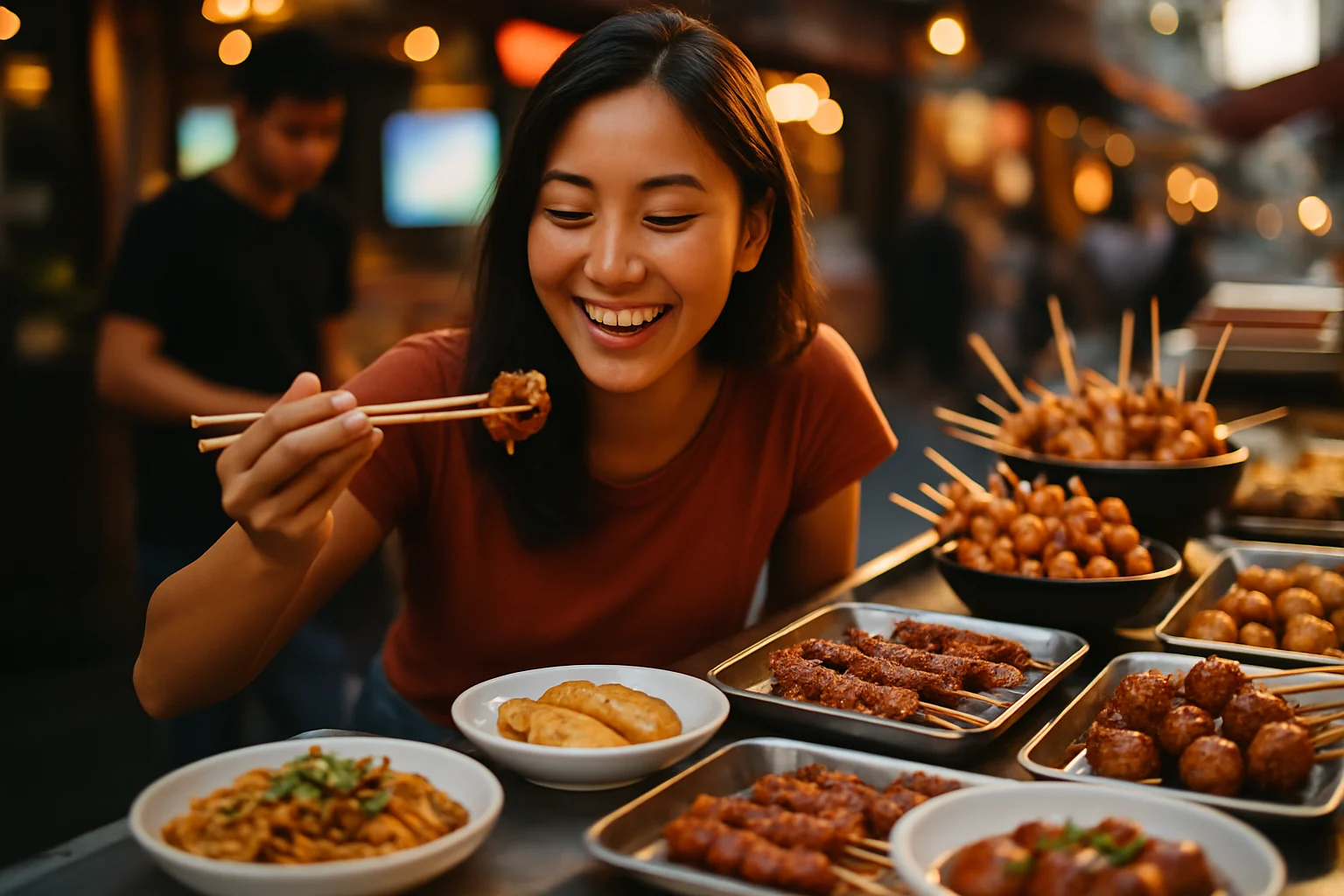 清明节扫墓祭祖场景，家人在墓地献花祭拜