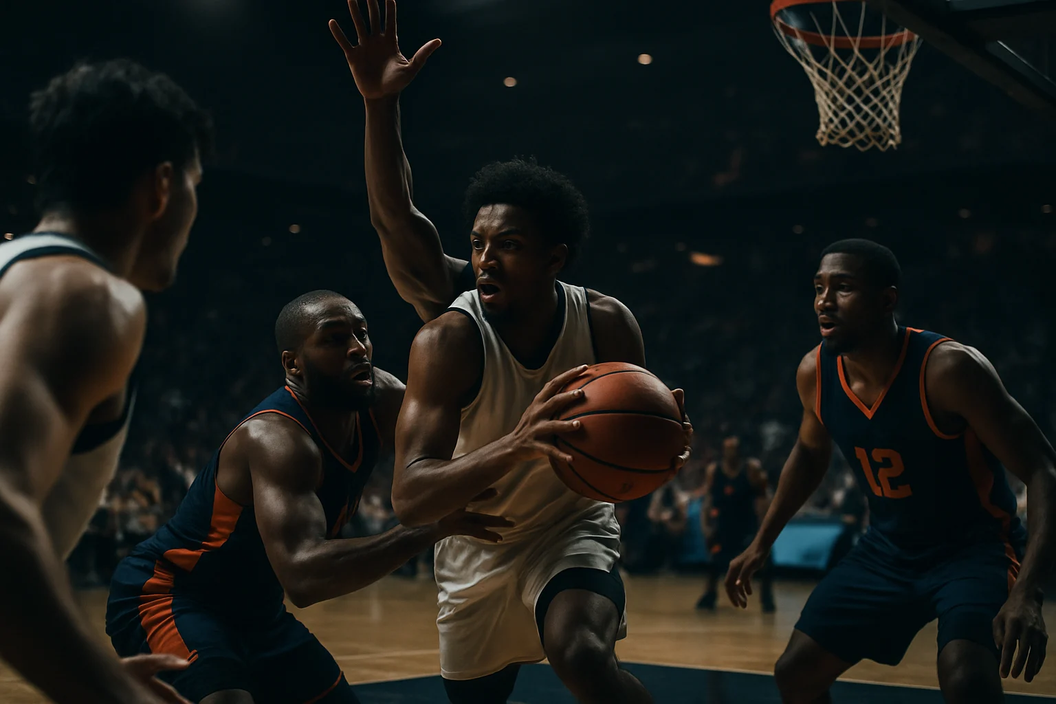 NBA全明星週末灌籃大賽參賽球員起跳灌籃特寫動作