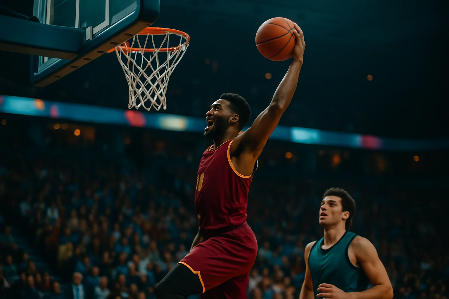 宇都宮ブレックスのエース比江島慎が第3クォーターに得点を重ねる場面