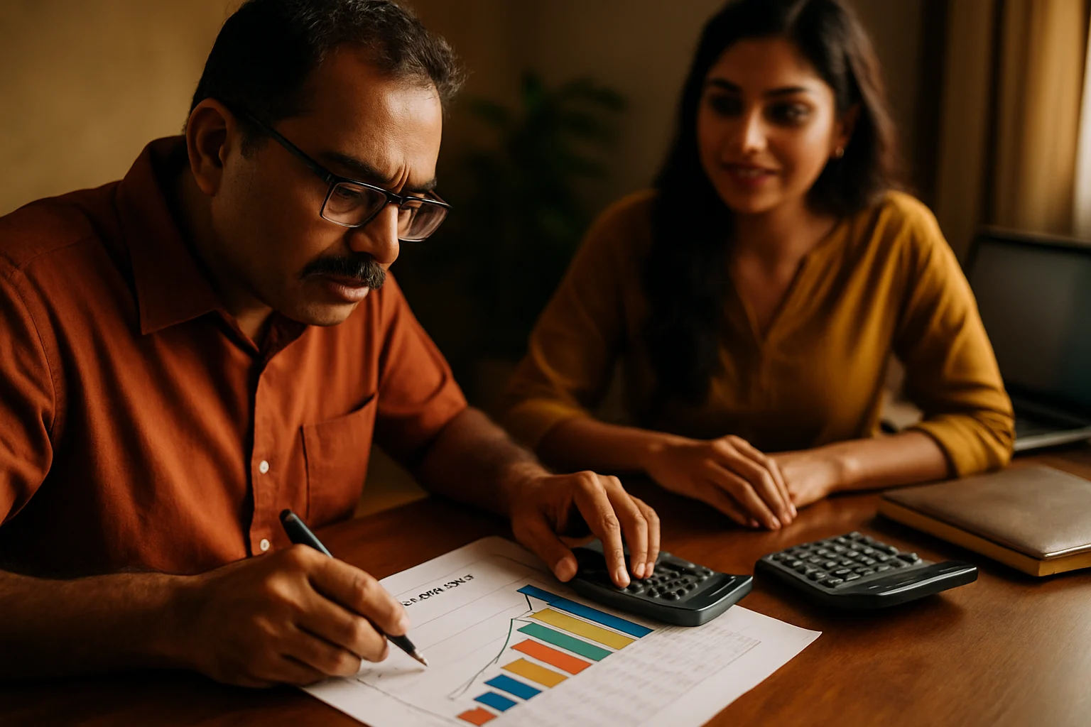 Salary calculation chart showing 8th Pay Commission fitment factor impact on different pay levels