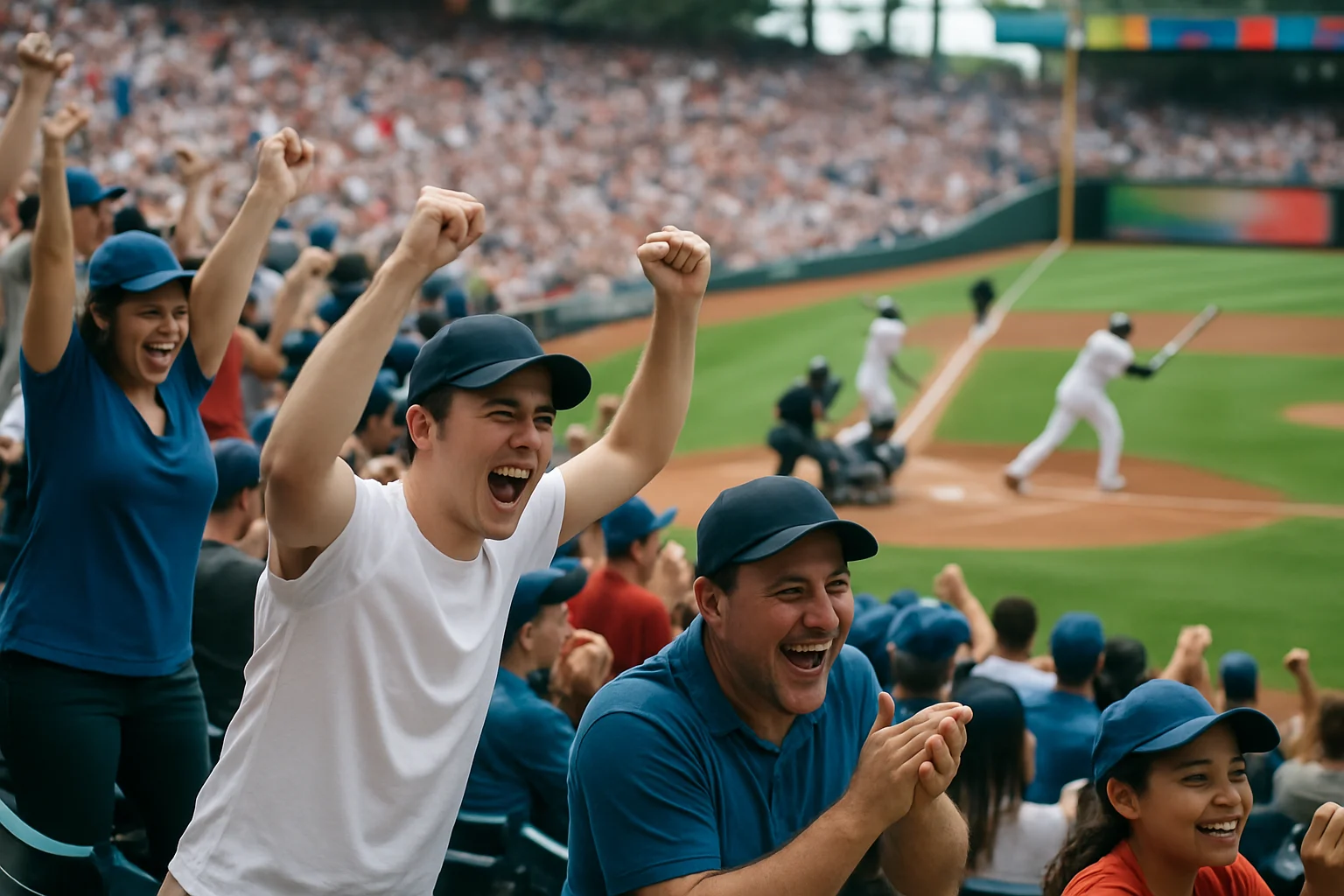 MLB 大聯盟球場俯瞰與球員退休金年資制度架構示意圖