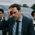 聯合再生能源股價走勢圖顯示一個月內從28元跌至19元的慘烈跌勢