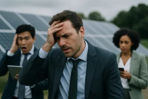 聯合再生能源股價暴跌32%背後：國發基金退場機制啟動，綠能股投資風險全解析