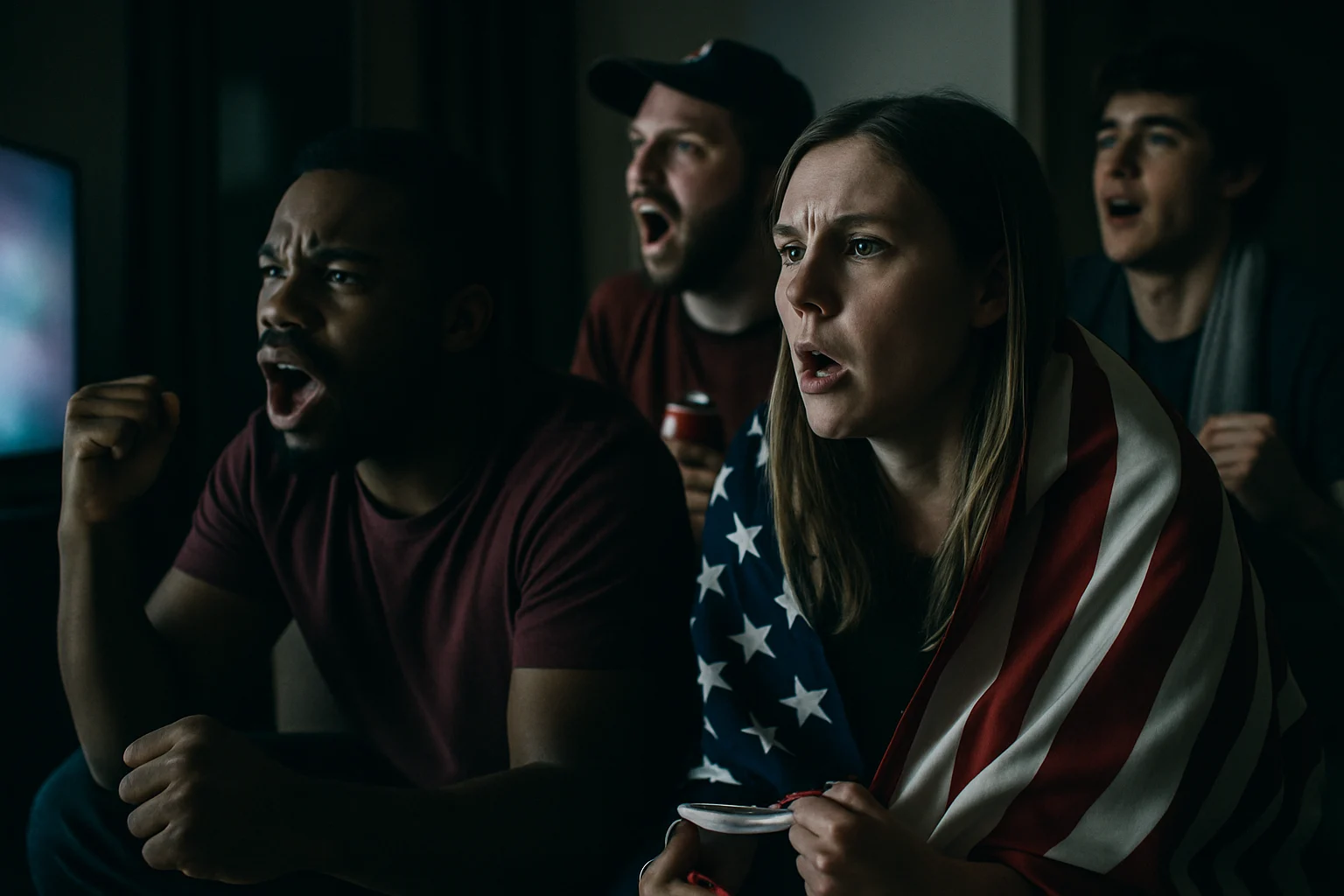 北美三國球迷在街頭慶祝世界盃的熱烈場面