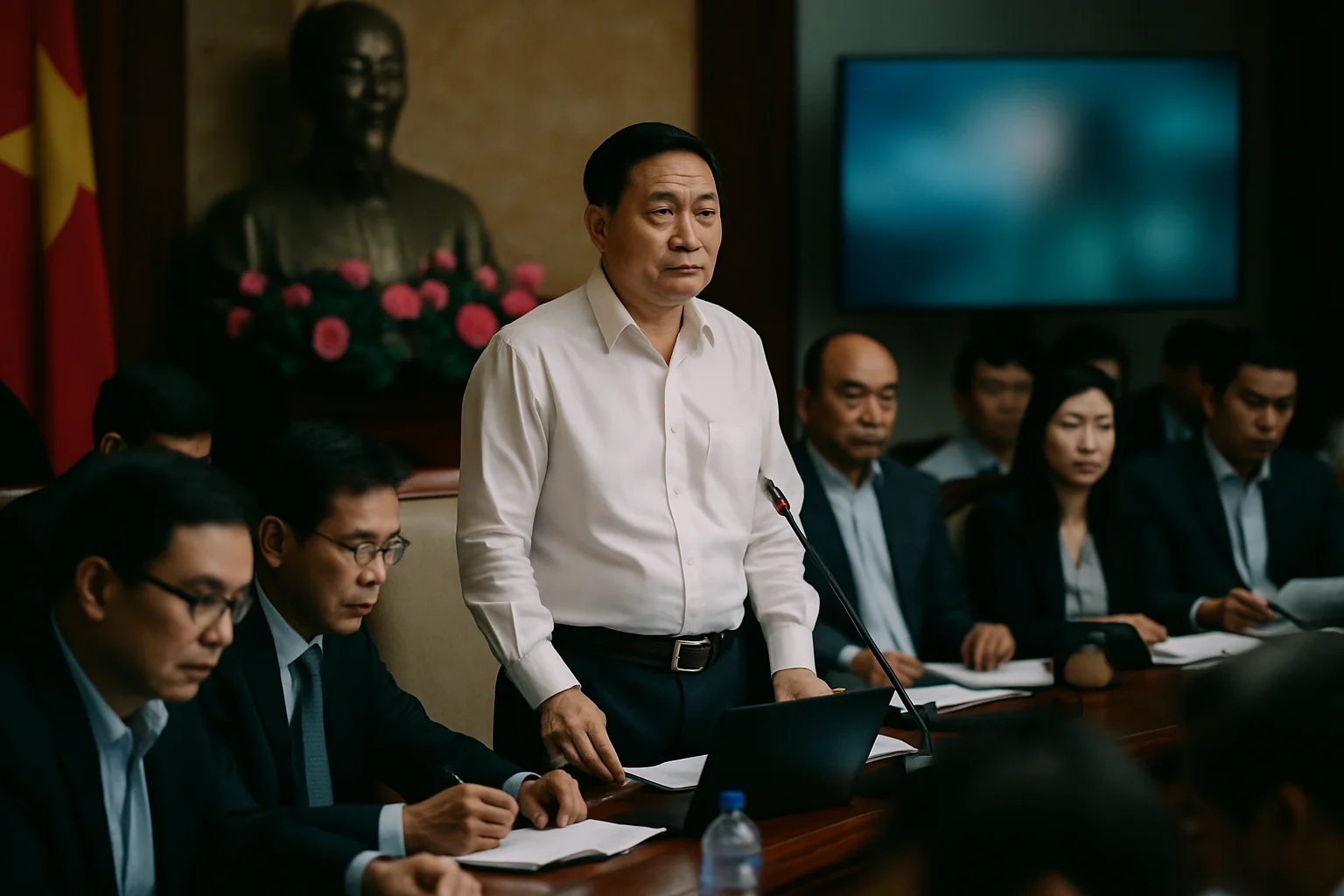 Cuộc họp của Chính phủ về thu hút đầu tư nước ngoài với sự tham gia của các doanh nghiệp FDI lớn