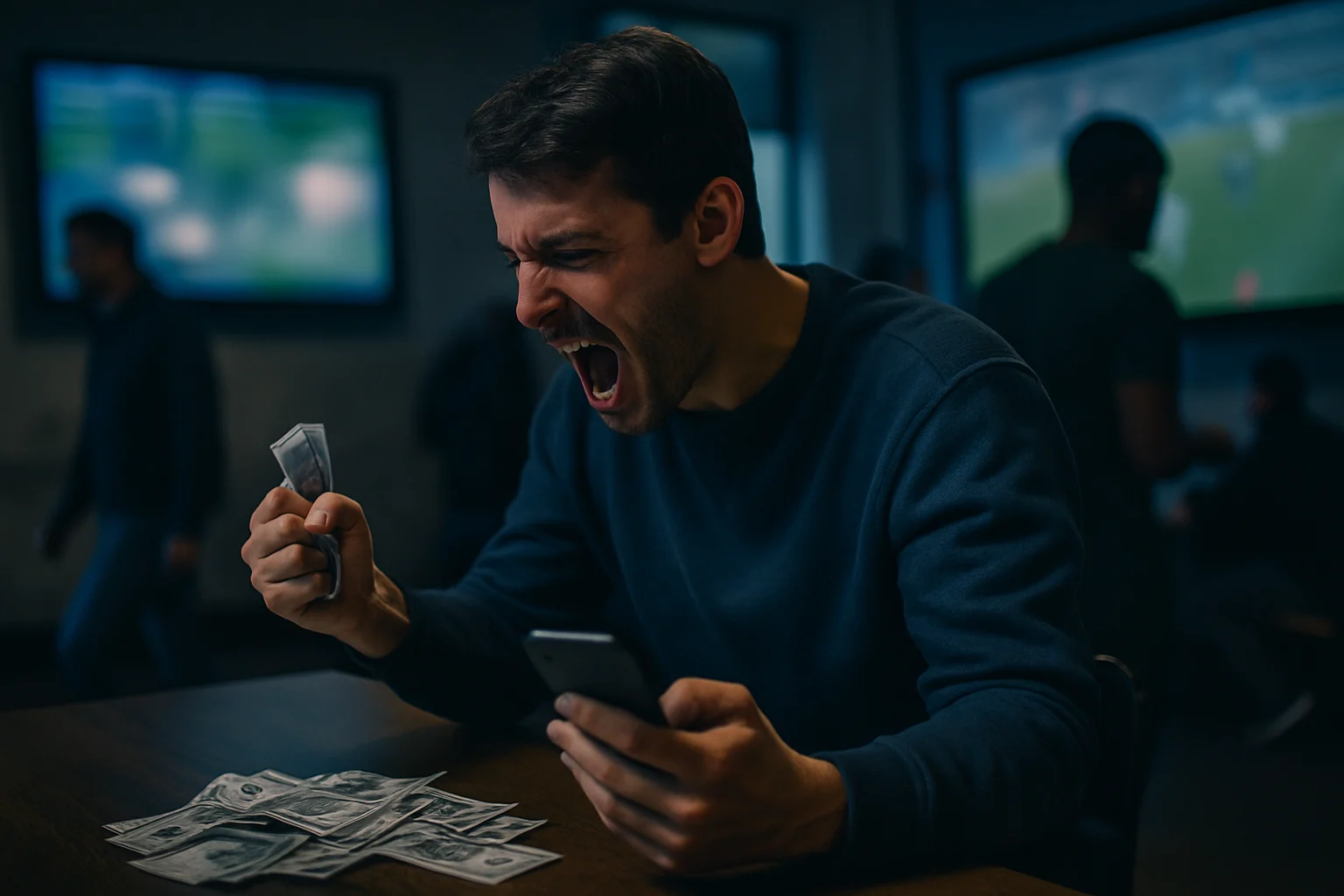 一位新手玩家正在研究運動彩券單場投注的賠率表