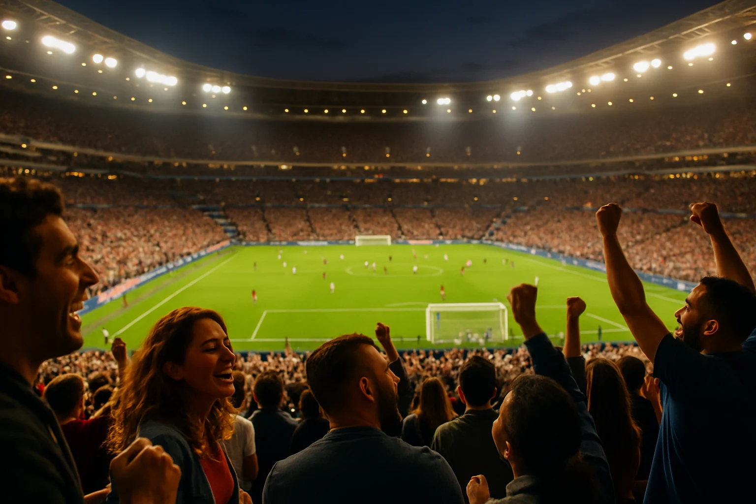 球迷手持2026世界盃門票在體育場外排隊等候入場