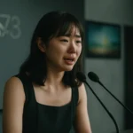 河合優実がベネチア映画祭アンバサダー宣言を行う記者会見の様子