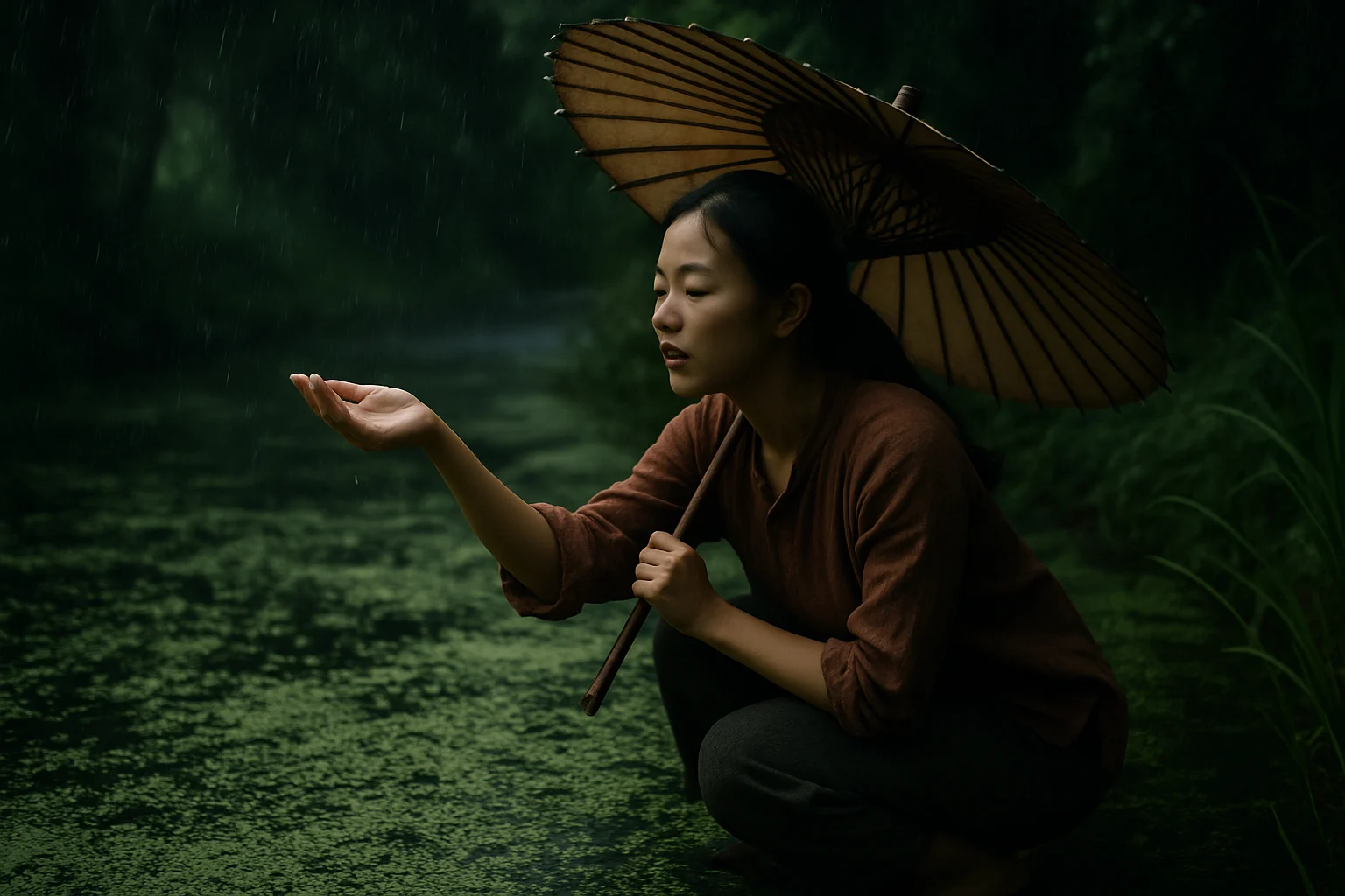 谷雨节气水面浮萍生长布谷鸟鸣叫传统物候意象插图