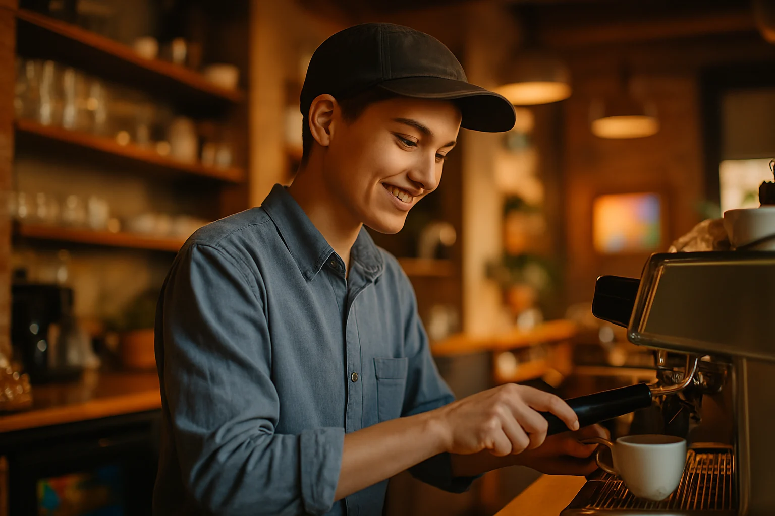 尹恩惠在《咖啡王子1號店》中女扮男裝的經典造型