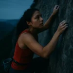 华山景区工作人员在检票口观察游客状态并提供贴心服务