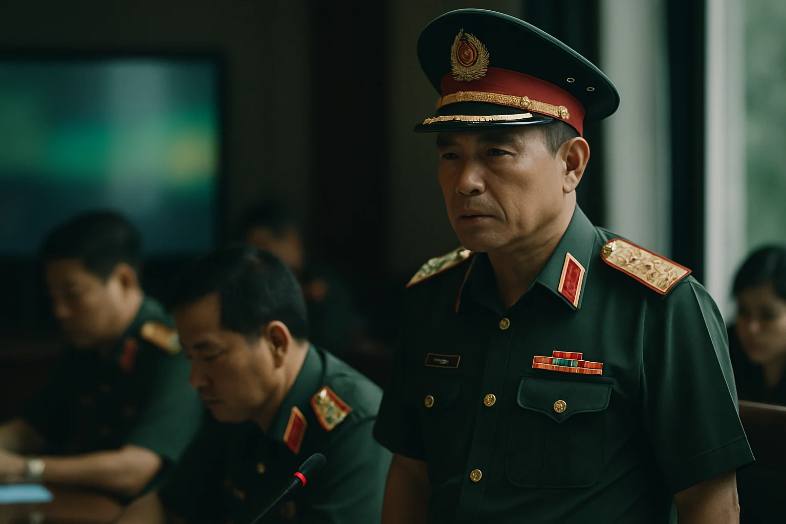 Lễ phong hàm thiếu tướng quân đội nhân dân Việt Nam tại Bộ Quốc phòng với sự tham dự của lãnh đạo cấp cao