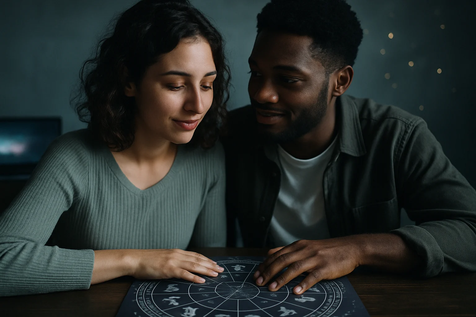 十二星座黃道圓盤示意圖,標示火象水象土象風象四大元素分類與星座位置