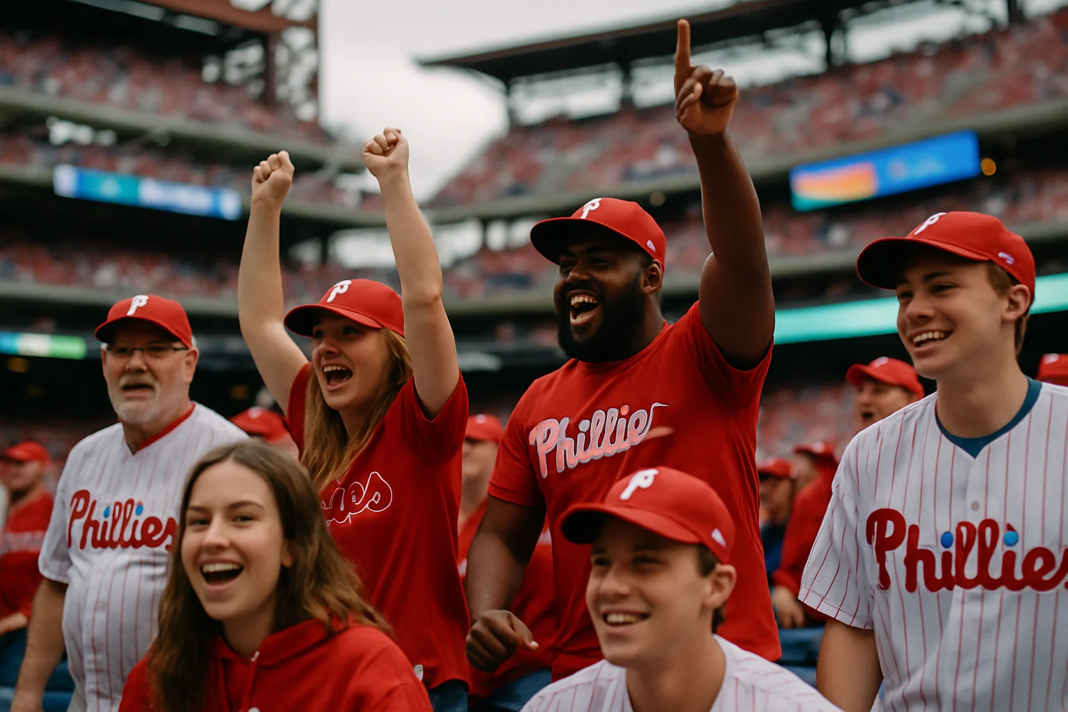 費城費城人球迷在市民銀行球場觀賽,展示主場熱情氛圍