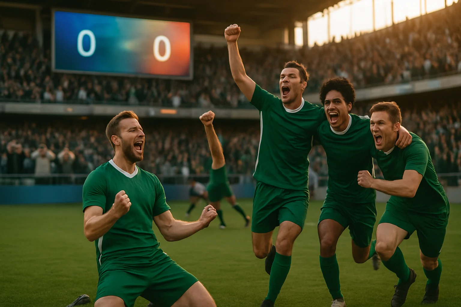 馬略卡球員慶祝進球擊敗皇家馬德里的激動場面