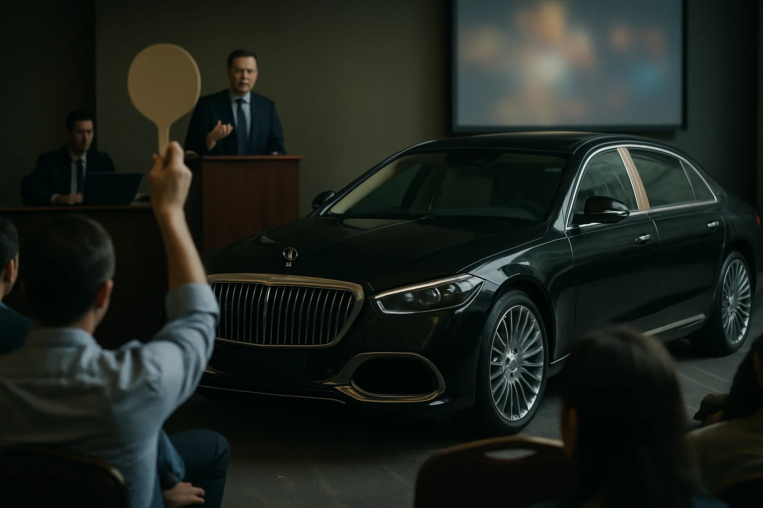 Xe Maybach hạng sang trong vụ đấu giá tài sản thi hành án Trương Mỹ Lan Vạn Thịnh Phát