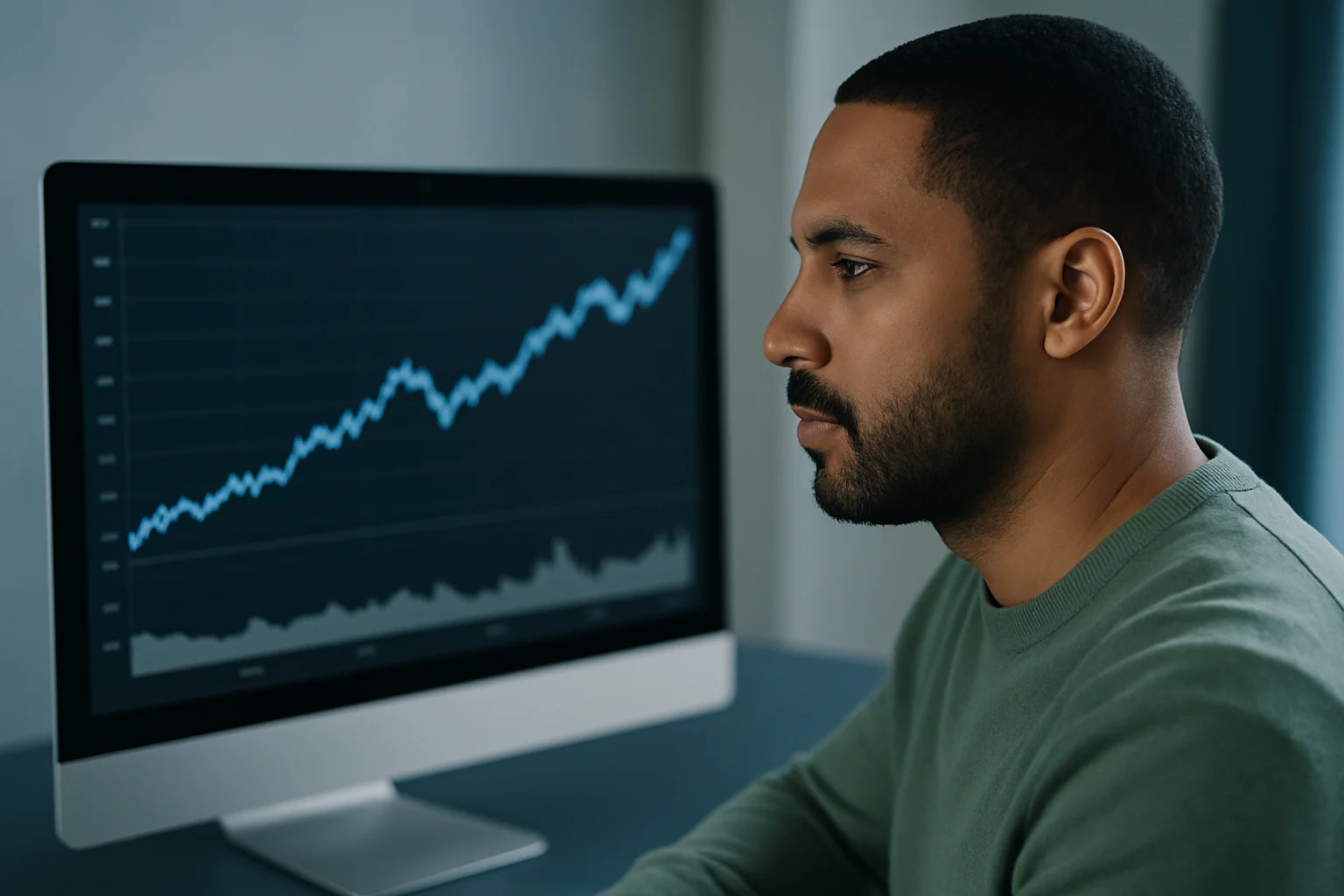 投資人用手機查看006208富邦台50ETF即時行情走勢圖